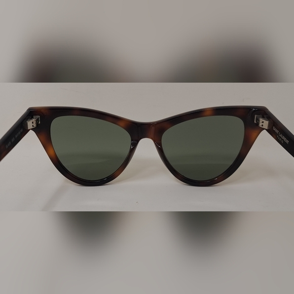 Saint Laurent Women's Cat Eye Havana Green SL425 003 54-19-140 - Picture 16 of 16